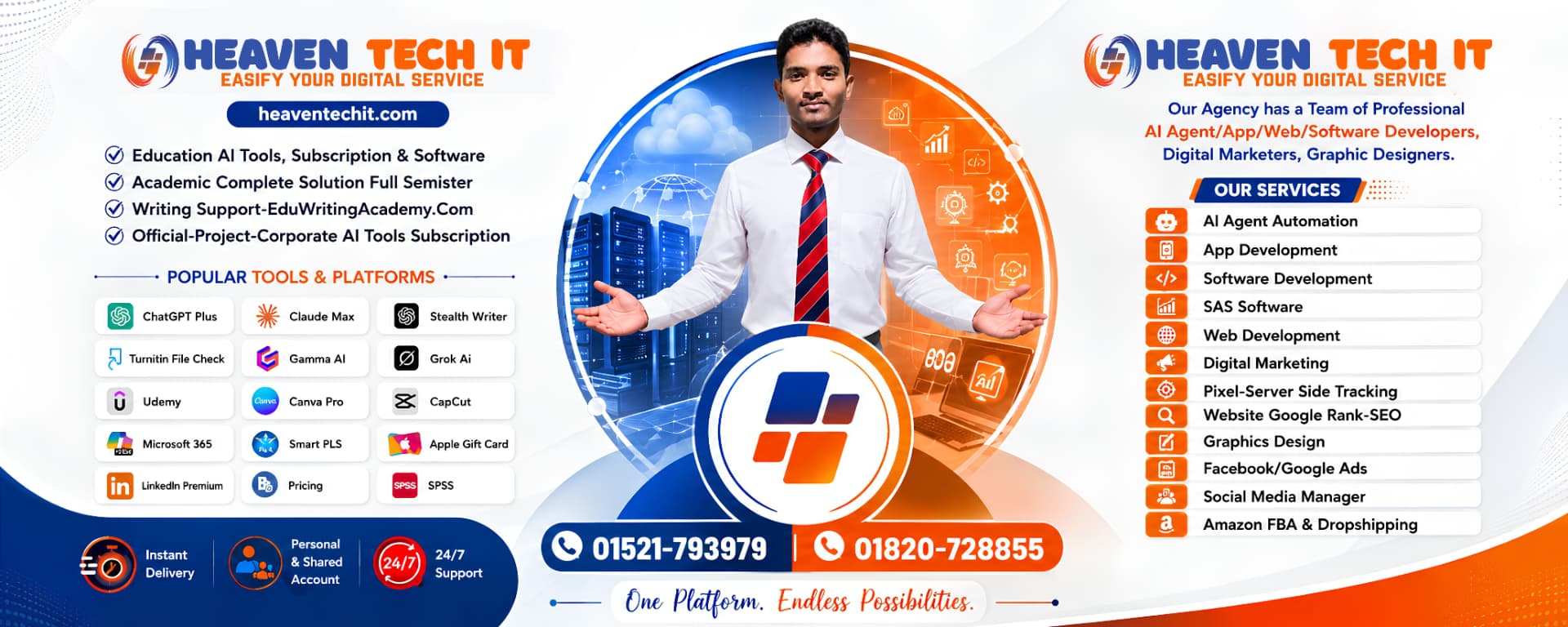 Heaven Tech IT — education AI tools, subscriptions and popular platforms